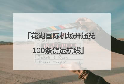 花湖国际机场开通第100条货运航线