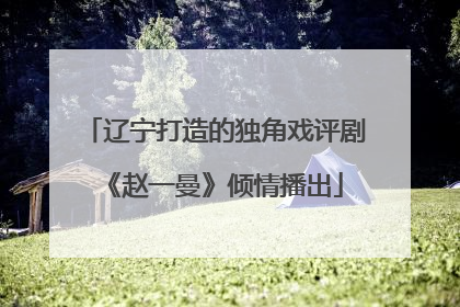 辽宁打造的独角戏评剧《赵一曼》倾情播出