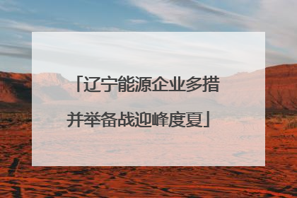 辽宁能源企业多措并举备战迎峰度夏