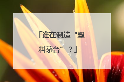 谁在制造“塑料茅台”？