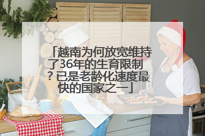 越南为何放宽维持了36年的生育限制？已是老龄化速度最快的国家之一