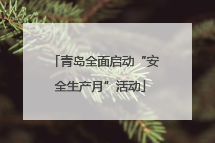 青岛全面启动“安全生产月”活动