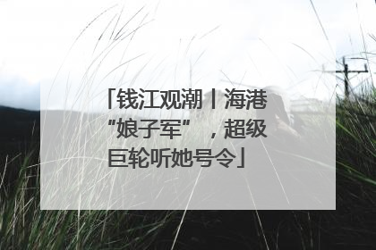 钱江观潮丨海港“娘子军”，超级巨轮听她号令