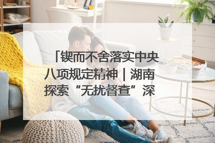 锲而不舍落实中央八项规定精神｜湖南探索“无扰督查”深化基层减负
