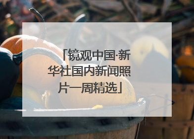 镜观中国·新华社国内新闻照片一周精选