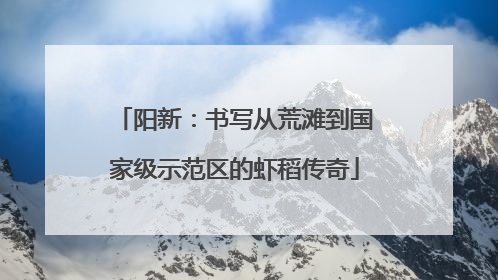 阳新：书写从荒滩到国家级示范区的虾稻传奇
