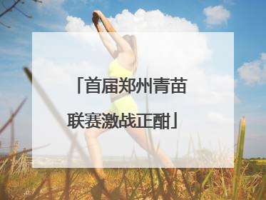 首届郑州青苗联赛激战正酣
