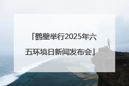 鹤壁举行2025年六五环境日新闻发布会