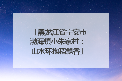 黑龙江省宁安市渤海镇小朱家村：山水环抱稻飘香