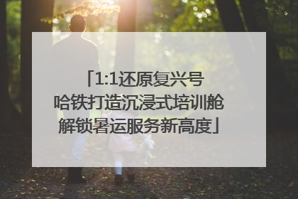 1:1还原复兴号 哈铁打造沉浸式培训舱解锁暑运服务新高度