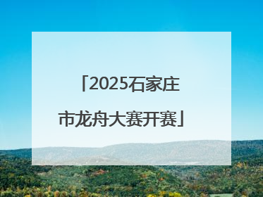 2025石家庄市龙舟大赛开赛