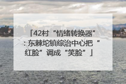 42村“情绪转换器”：东棘坨镇综治中心把“红脸”调成“笑脸”